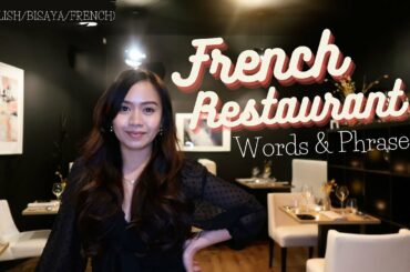 (BISAYA/Eng Sub) SPEAK FRENCH IN A FRENCH RESTAURANT | amazingkatrinajane