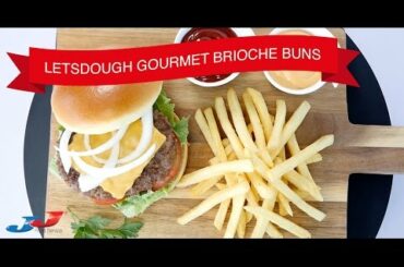 Letsdough Gourmet Brioche Buns (Side Sliced) - JJFS