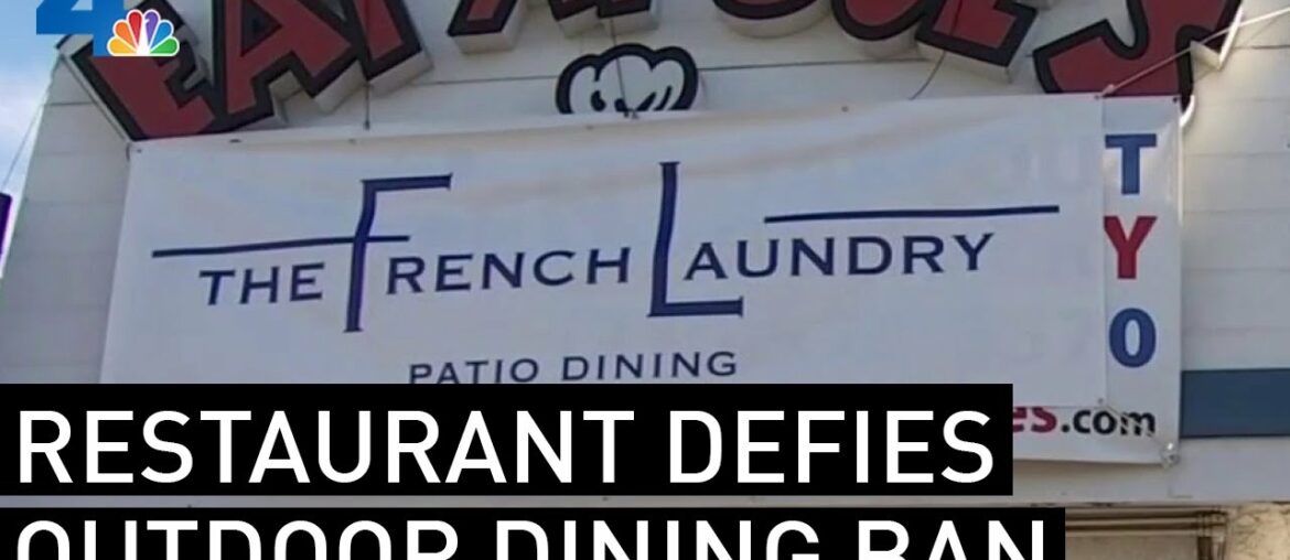 Redondo Beach Restaurant Defies LA County Outdoor Dining Ban | NBCLA