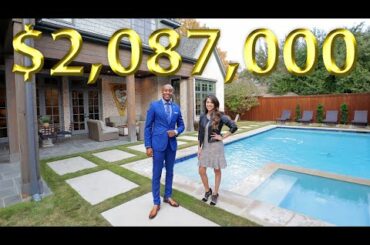 INSIDE A $2,087,000 LUXURIOUS DALLAS TX HOME | HYDE PARK ESTATES