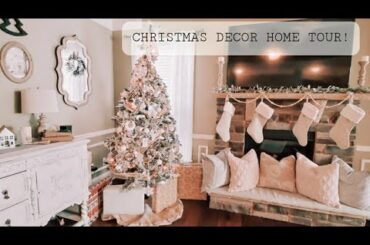 CHRISTMAS DECOR HOME TOUR- FARMHOUSE DECOR, NEUTRAL DECOR, FRENCH COUNTRY DECOR CHRISTMAS 2020