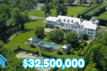 Inside a $32,500,000 Traditional Mega Mansion in Greenwich, Connecticut