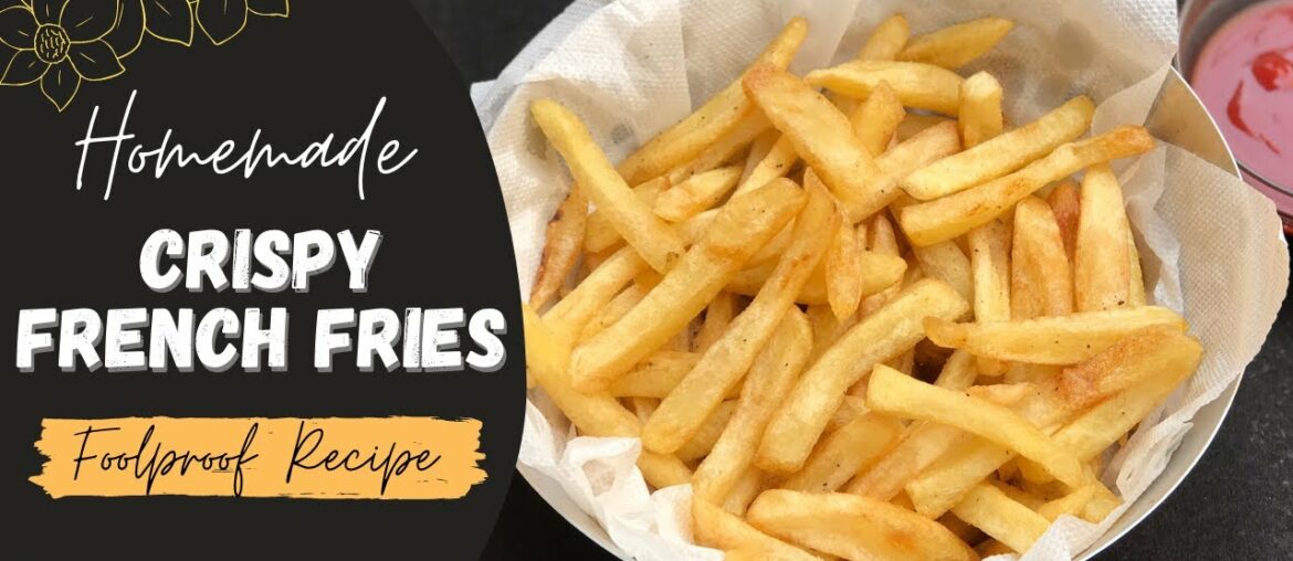 Homemade Crispy French Fries Recipe |  How to make perfect French Fries at Home | Usha's Foodworld