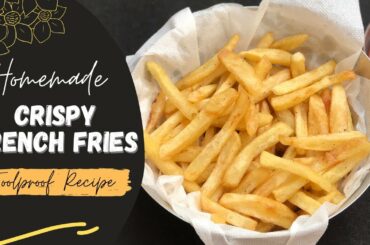 Homemade Crispy French Fries Recipe |  How to make perfect French Fries at Home | Usha's Foodworld