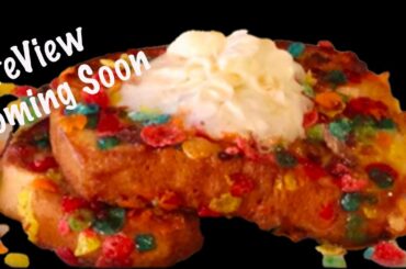 Coming Soon To AN ASMR Channel Near YOU Fruity Pebbles French Toast Recipe