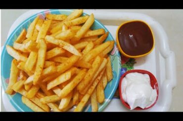 How to make crispy french fries recipe|make crispy french fries at home|french fries recipe in telug