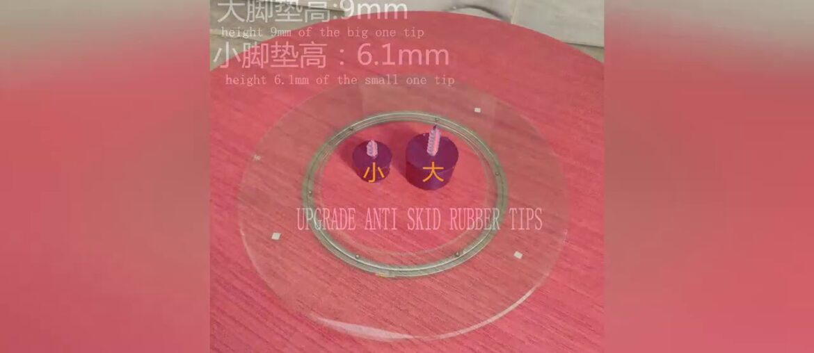 HQ 58CM/24INCH OD Stainless Steel Lazy Susan Dining Table Turntable Swivel Base with ADVANCED Anti HQ 58CM/24INCH OD Stainless Steel Lazy Susan Dining Table Turntable Swivel Base with ADVANCED Anti