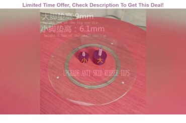 HQ 58CM/24INCH OD Stainless Steel Lazy Susan Dining Table Turntable Swivel Base with ADVANCED Anti