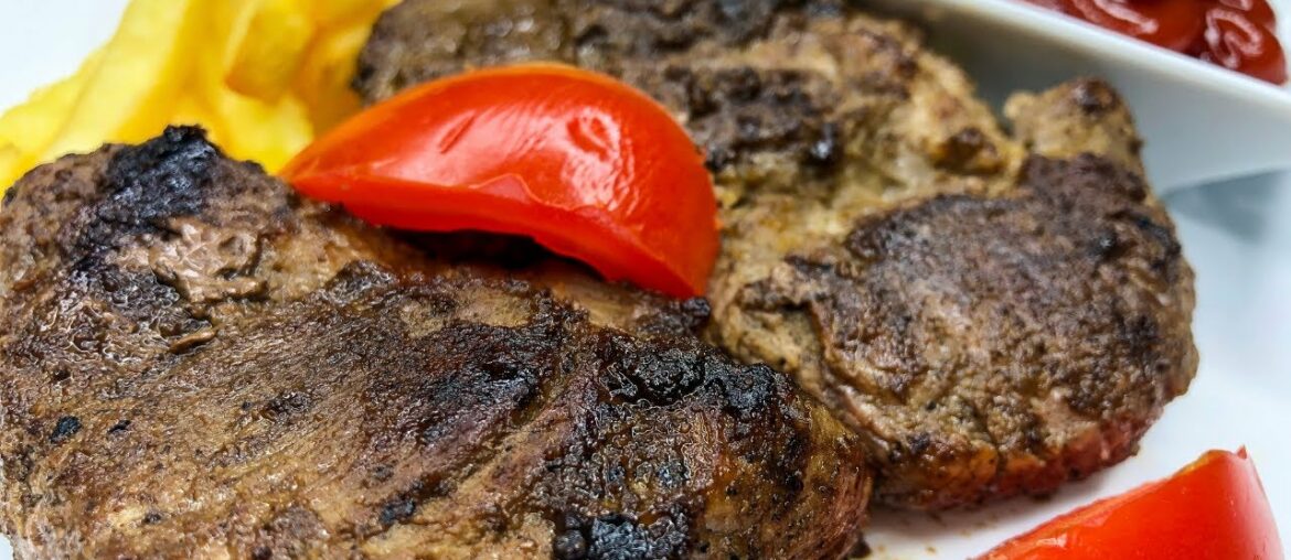 Best Beef Steaks and French Fries Recipe || EASY RECIPE