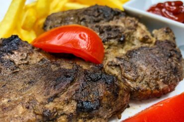 Best Beef Steaks and French Fries Recipe || EASY RECIPE