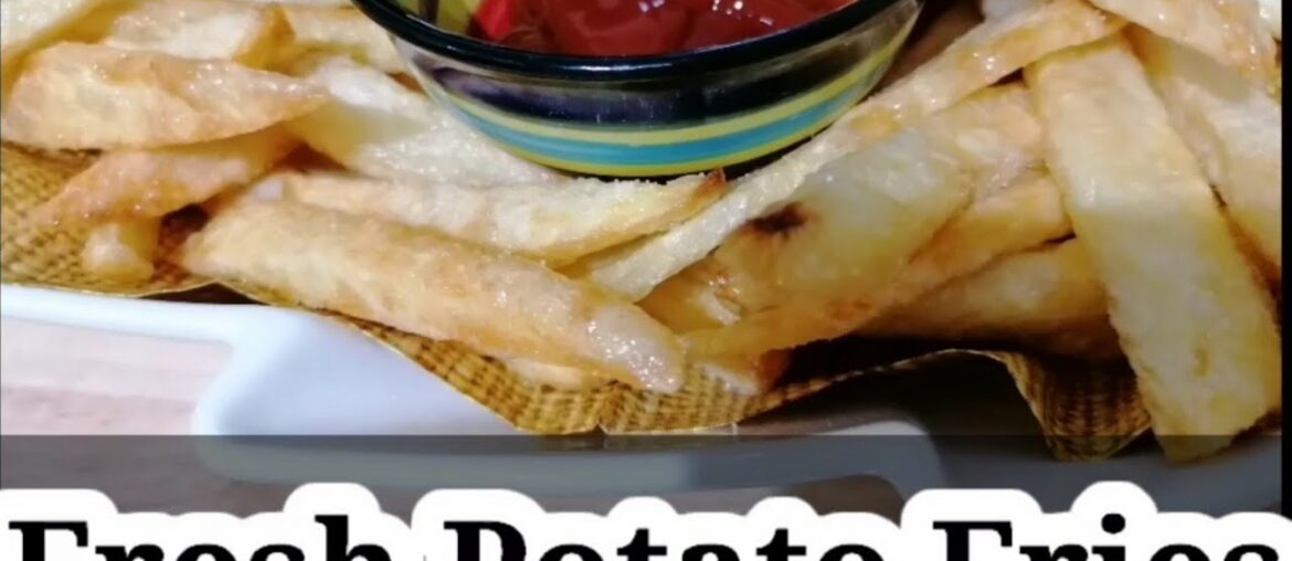 HOW TO MAKE MAKE FRESH POTATO FRENCH FRIES || SUPER CRISPY || PERFECT RECIPE BY #Expatmixvlog
