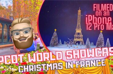 EPCOT'S World Showcase FRANCE Pavilion | Christmas 2020