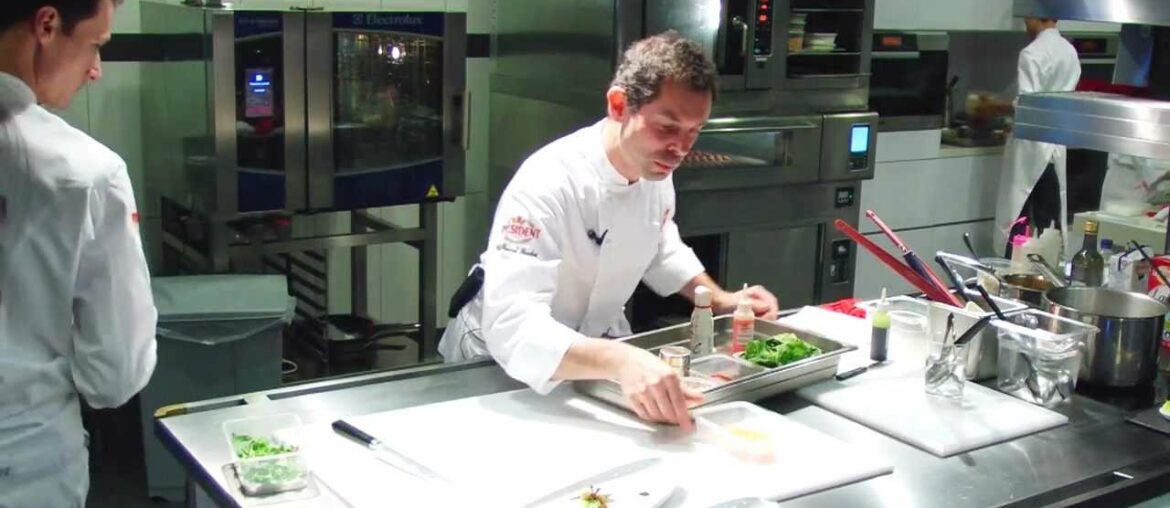 French 3-Star Michelin Chef Pascal Barbot Cooks Butternut Ravioli With Creamy Lobster Bisque