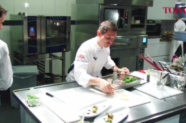 French 3-Star Michelin Chef Pascal Barbot Cooks Butternut Ravioli With Creamy Lobster Bisque