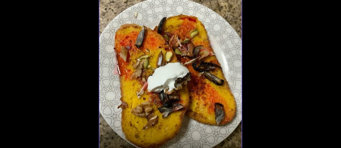 Classic French toasts recipe