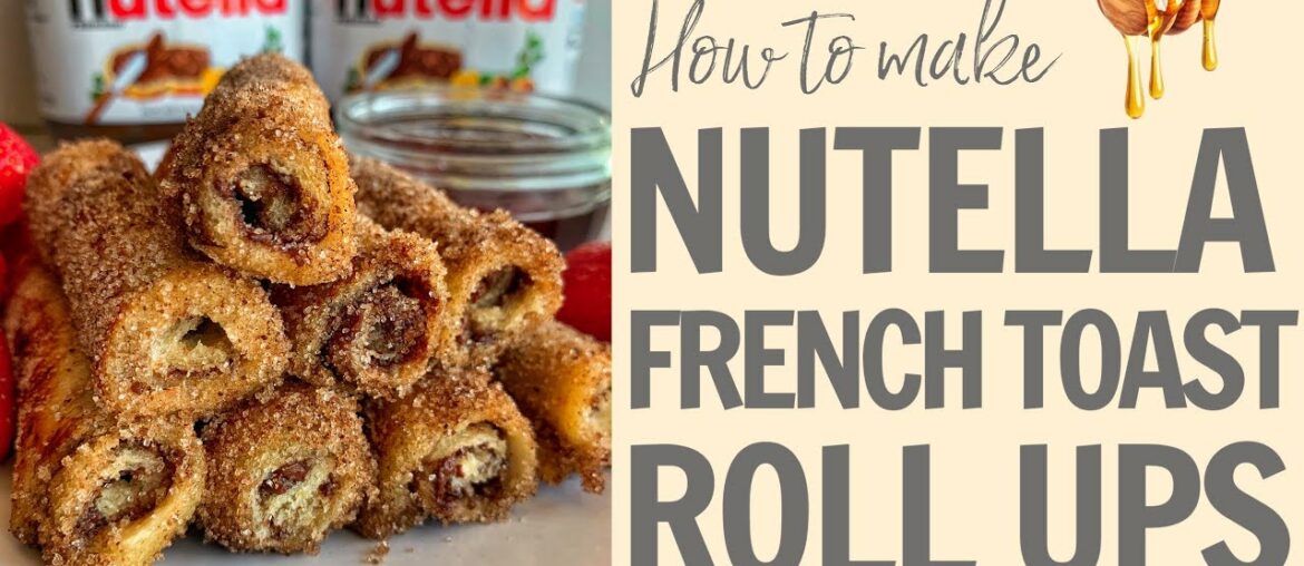 How to make Nutella French Toast Roll Ups! Recipe #Shorts How to make Nutella French Toast Roll Ups! Recipe #Shorts