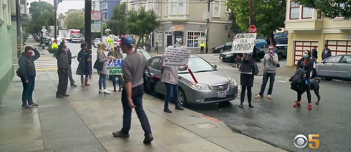 Protesters Demand Mayor Reopen Outdoor Dining in San Francisco