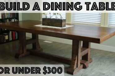 DIY Dining Table: Pottery Barn Inspired Farmhouse Table