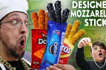 OREO MOZZARELLA STICKS!!  Designer DIY Gourmet Food!