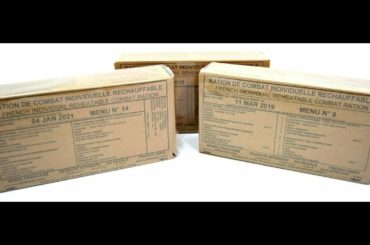 Unboxing  - French 24 hour Ration RCIR Menu 4 - Part 1 of 4 - Contents
