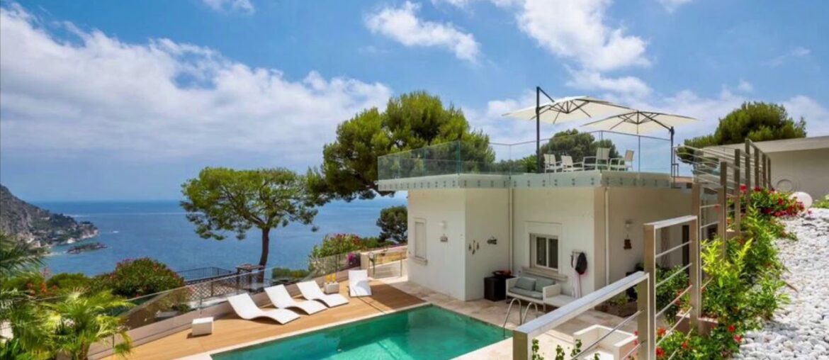 Modern Sea View Property For Sale in Eze France