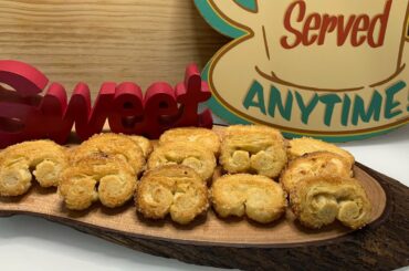 FRENCH PALMIER COOKIES RECIPE - Resep cookies Palmier Prancis