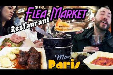 CHEZ LOUISETTE PARIS FRANCE BEST TRADITIONAL RESTAURANT  FLEA MARKET EAT IN PARIS TRAVEL FOOD BLOG