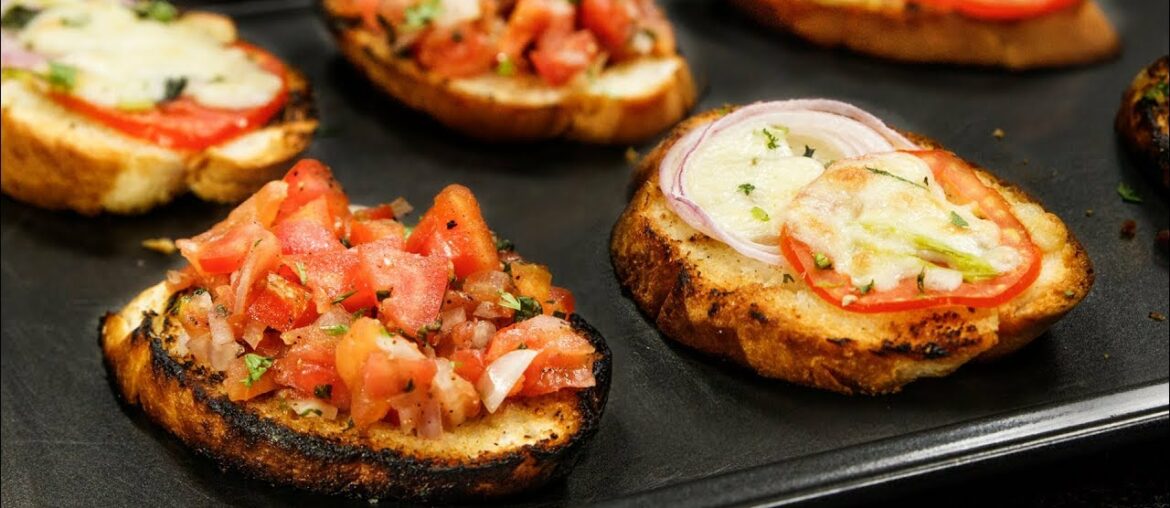 Bruschetta Recipe – Grilled Garlic Bread 2 Ways, Indo Italian Style – CookingShooking Bruschetta Recipe - Grilled Garlic Bread 2 Ways, Indo Italian Style - CookingShooking