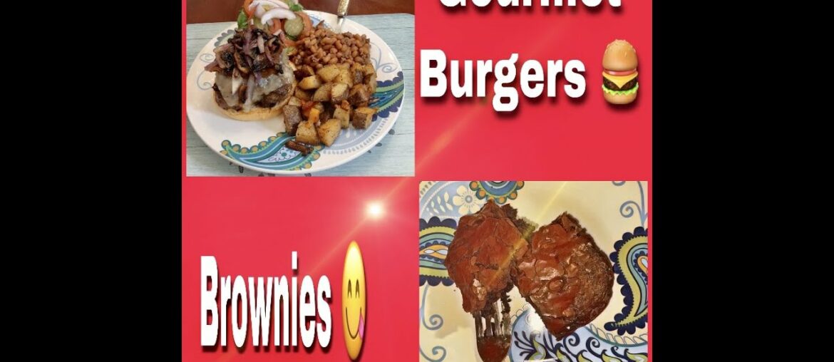 'Cook with Me' Gourmet Burgers Baked Beans and Fried Potatoes