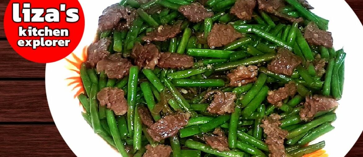 Beef French Green Beans Stir Fry Recipe – Healthy Crunchy Vegetables Beef French Green Beans Stir Fry Recipe - Healthy Crunchy Vegetables