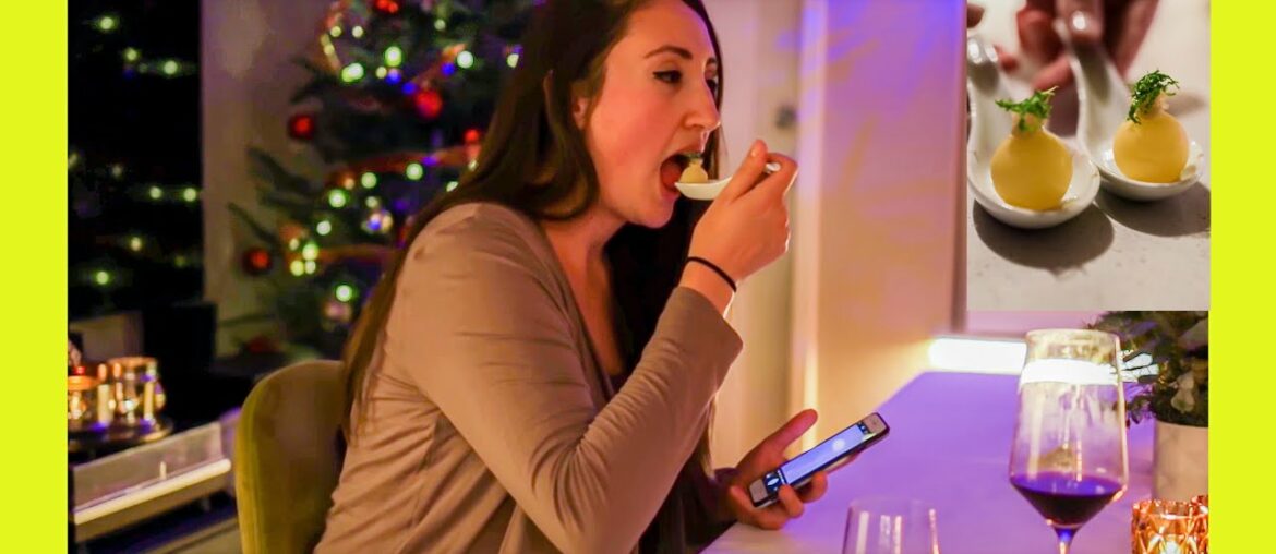 MICHELIN STAR TASTING MENU [14 COURSES] IN MY TINY APARTMENT UNDERGROUDN RESTAURANT [VLOG _008]