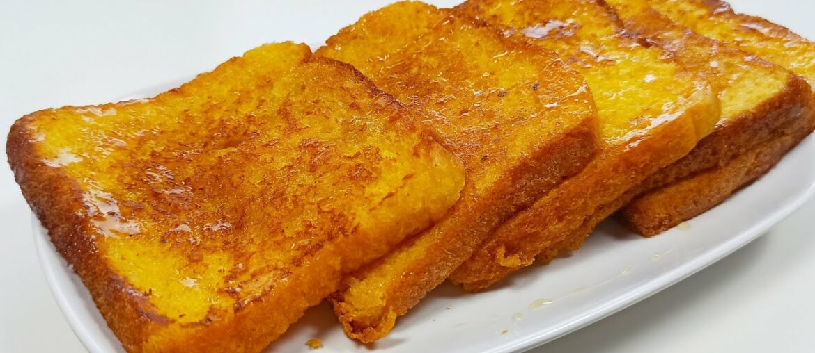 3 min NO EGG evening snacks recipes/ bread recipes / French toast recipe / bread toast without egg