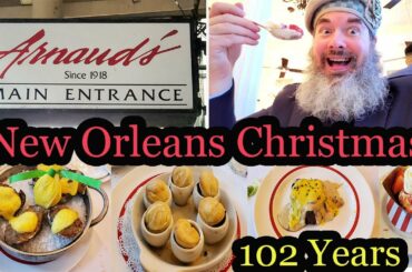 New Orleans Restaurant Review Videos: New Orleans Christmas Tradition at Arnaud's French Quarter