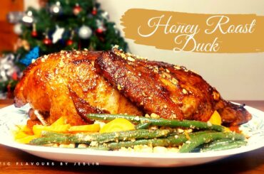 Honey Roast Duck |Christmas Special Duck Recipe |Duck Honey Roast With Hazelnut & French Beans Salad