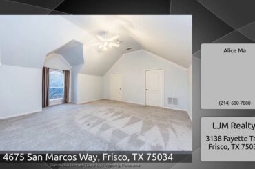 4675 San Marcos Way, Frisco, TX 75034