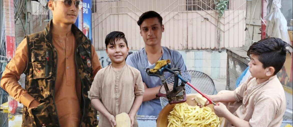 Hardworking AFGHANI Boys Making Crispy FRENCH FRIES | PART 2 | Famous French Fries at Street Food