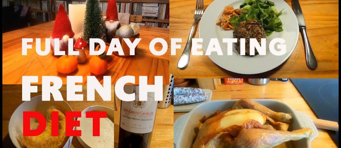What French Eat in a day | FULL DAY OF EATING | FRENCH DIET (simple & low carb)