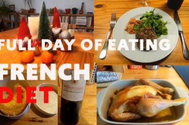 What French Eat in a day | FULL DAY OF EATING | FRENCH DIET (simple & low carb)
