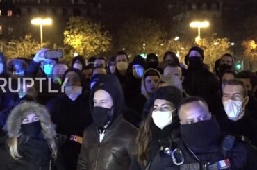 France: We need support - policemen protest in Paris
