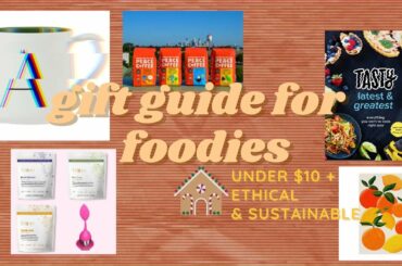10 gift ideas for foodies under $10 + sustainable & ethical