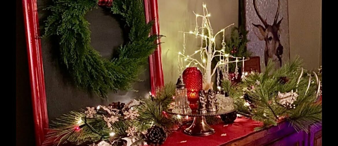 Vintage Christmas Home Tour: Dining Room 2020
