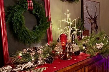 Vintage Christmas Home Tour: Dining Room 2020