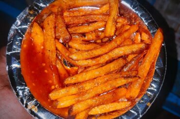 perfect french fries in lucknow | french fries recipe | street food india | finger fry