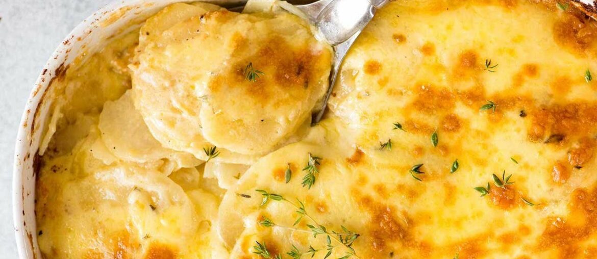 Potatoes Au Gratin (creamy French Potato Bake)