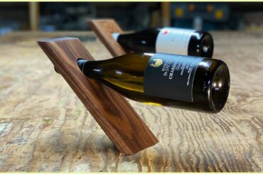 How to Make a Floating Wine Bottle Holder (FRENCH VERSION)