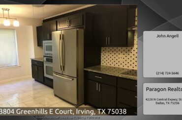 3804 Greenhills E Court, Irving, TX 75038