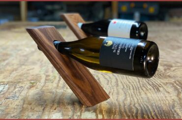 How to Make a Floating Wine Bottle Holder (ENGLISH VERSION)