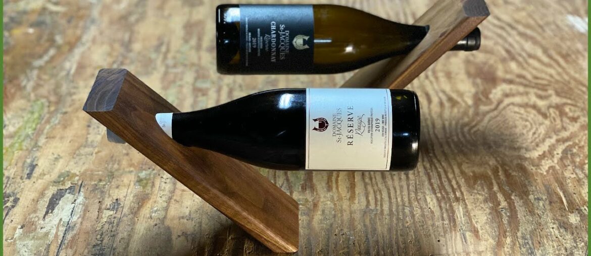 Making a Floating Wine Bottle Holder