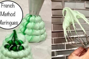 How to Make French Meringue Christmas Tree Cookies | Gluten Free Christmas Cookies | Vlogmas Day 16