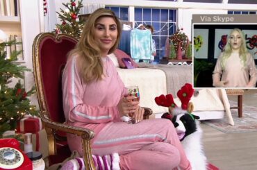 Splendid Ombre French Terry Pullover and Jogger Set on QVC